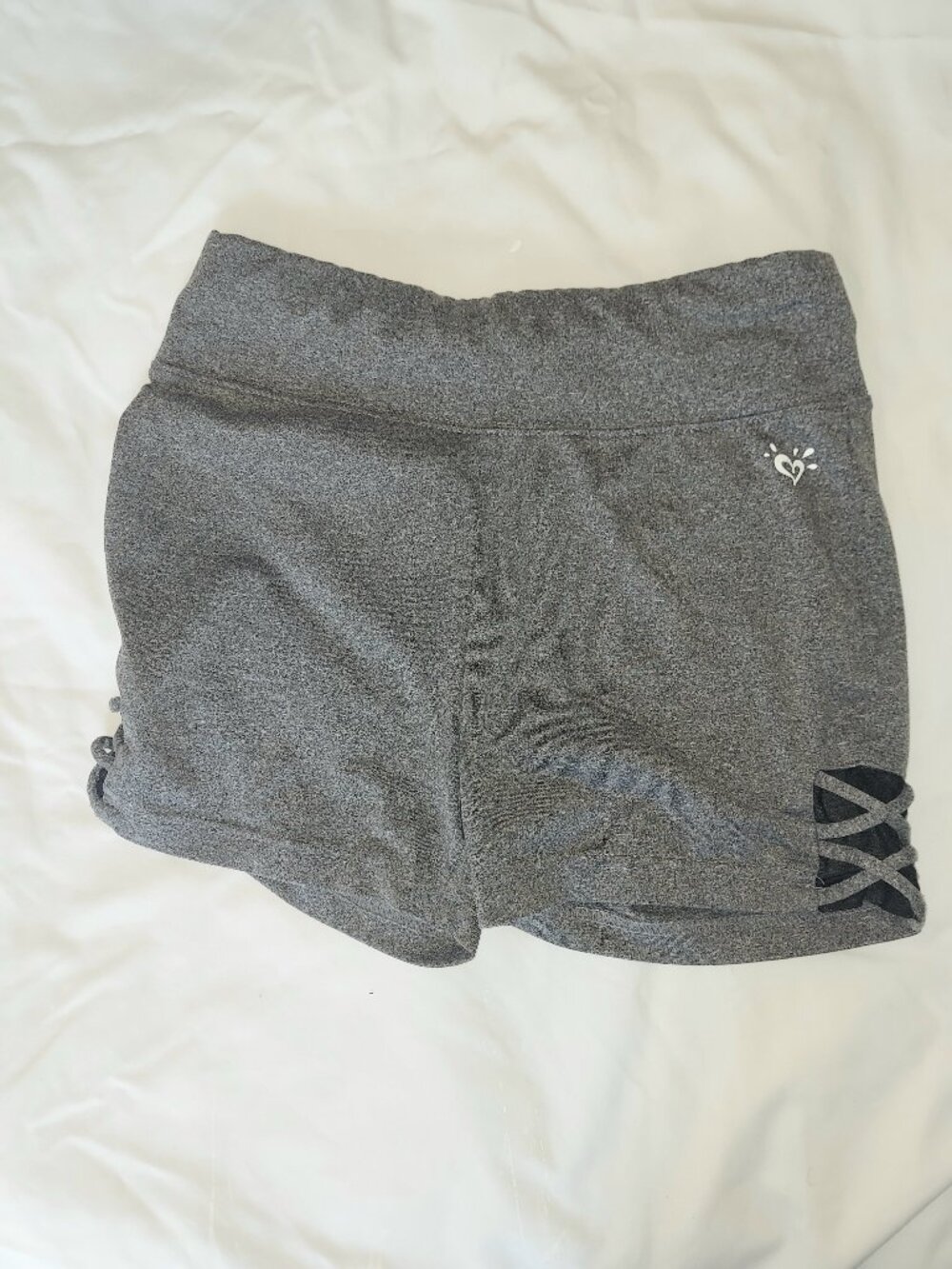 Justice Grey Shorts Child 14/16